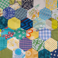 Hand Stitching Hexagon Quilts