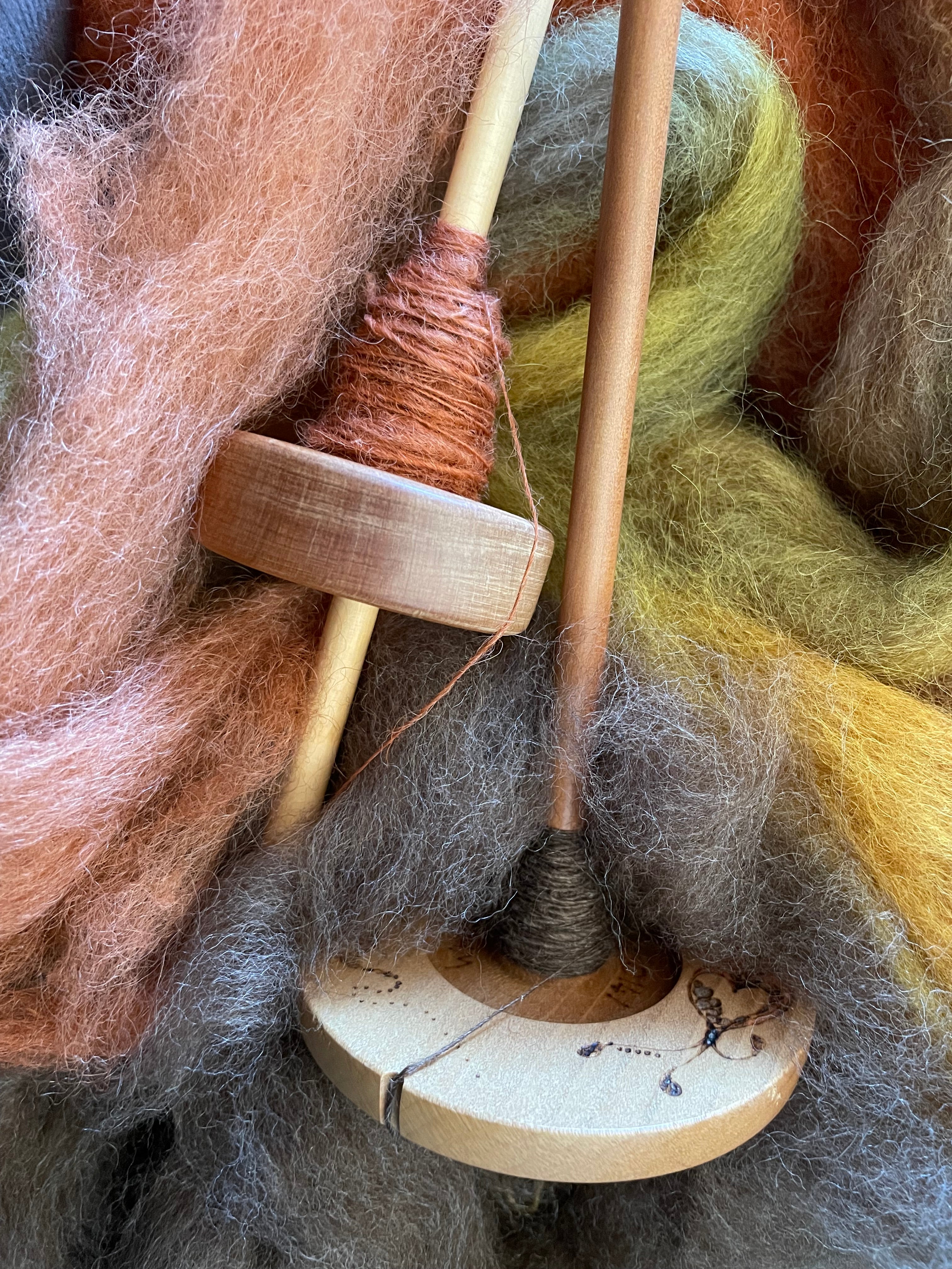 Drop Spindle Spinning