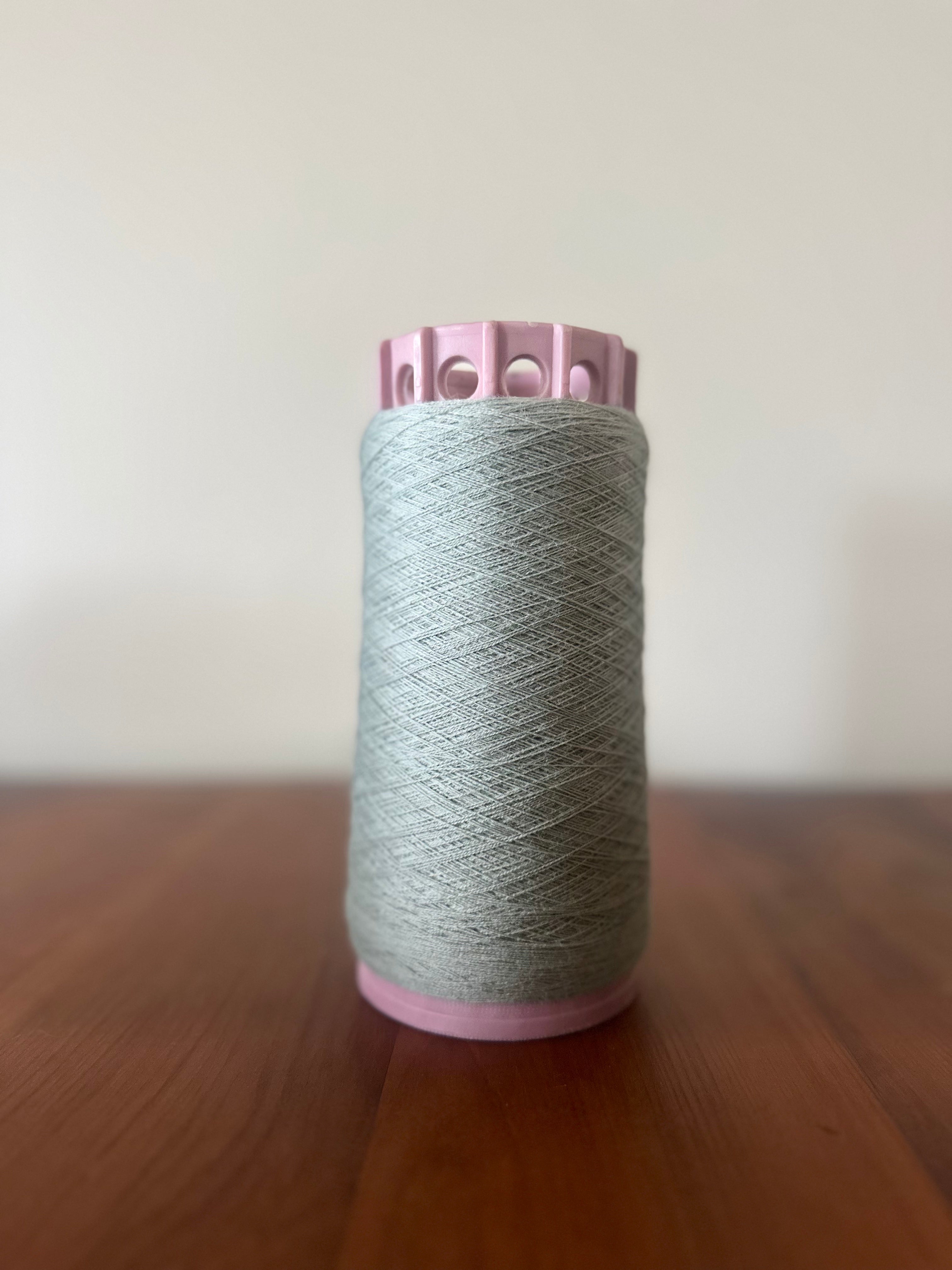 Mint blue yarn mixed fibre