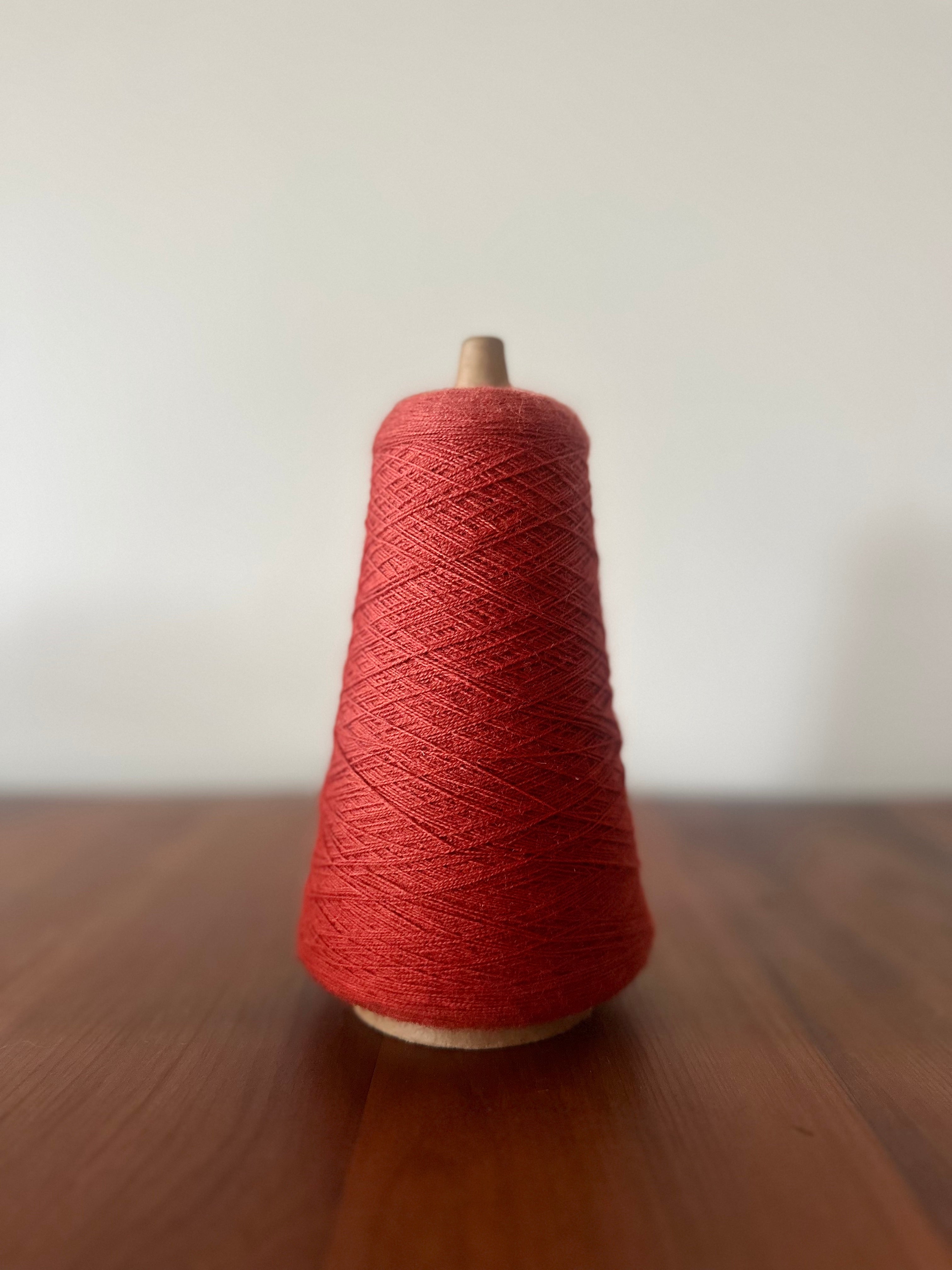 Red/orange yarn mixed fibre