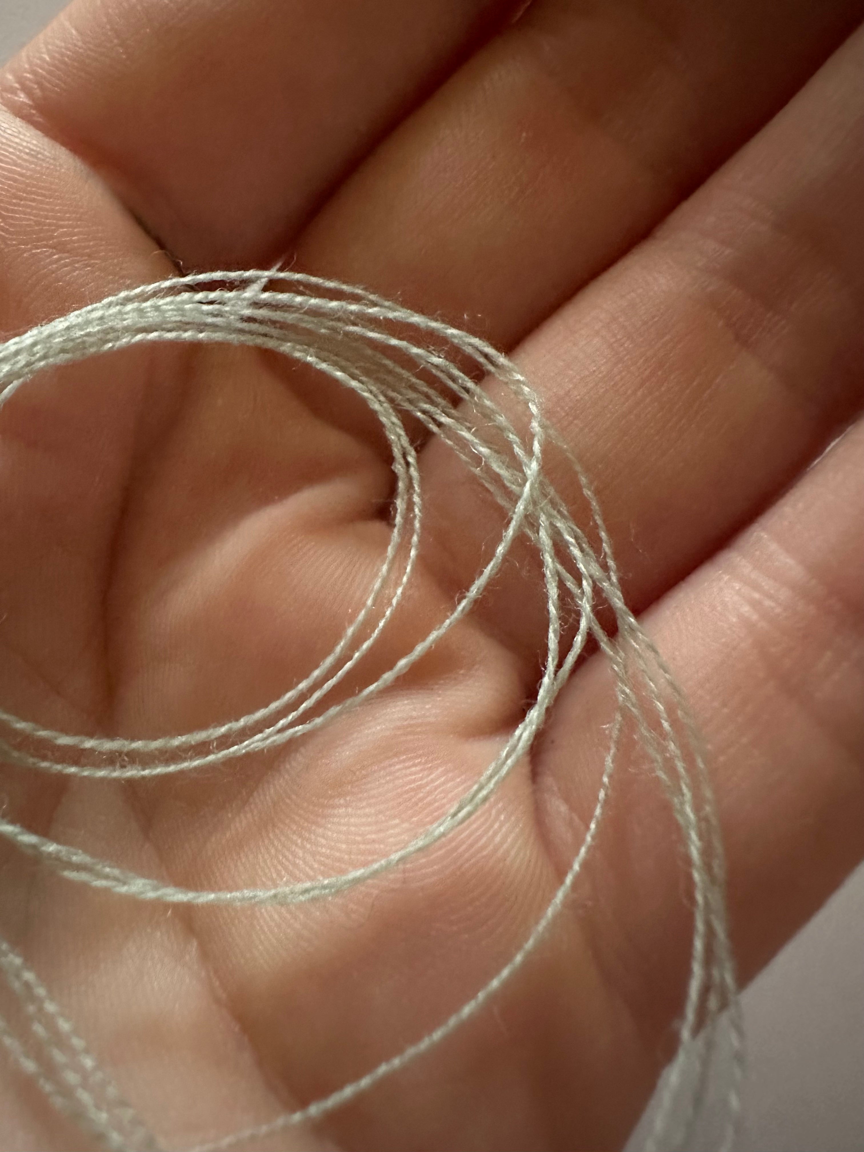 Mint blue yarn mixed fibre