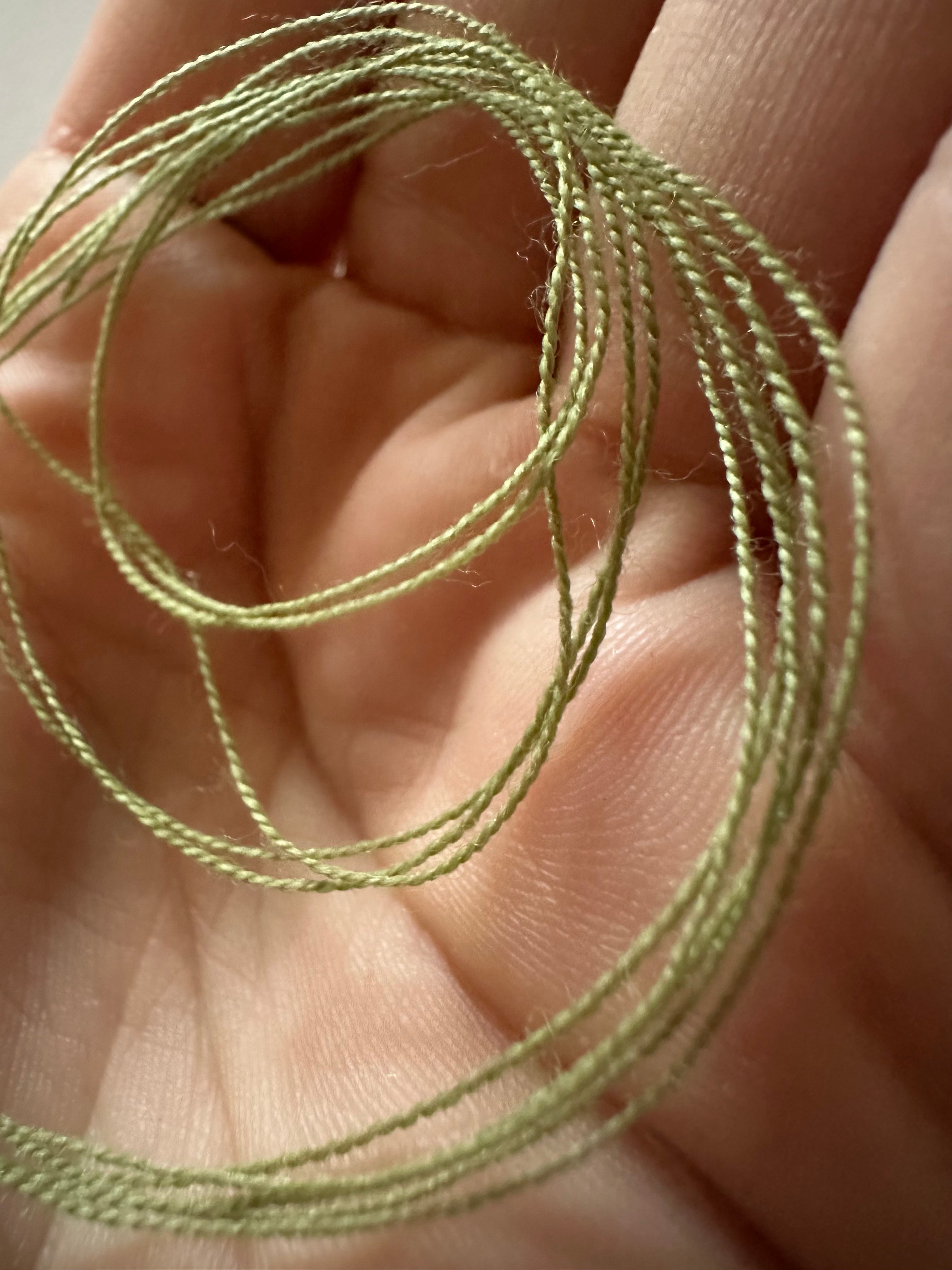 Light sage green yarn - Mixed Fibre