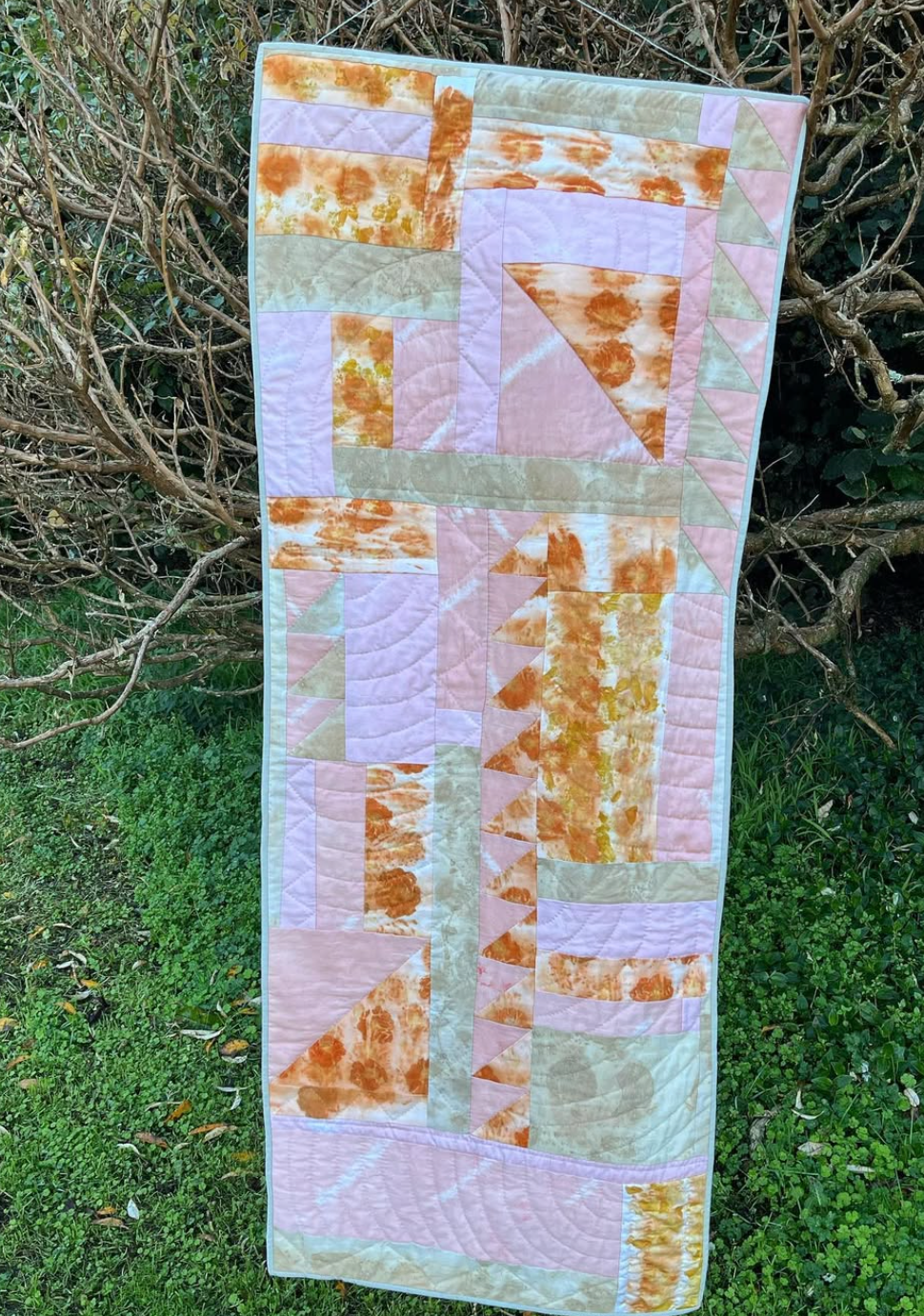 Patchworking With Naturally Dyed Fabric