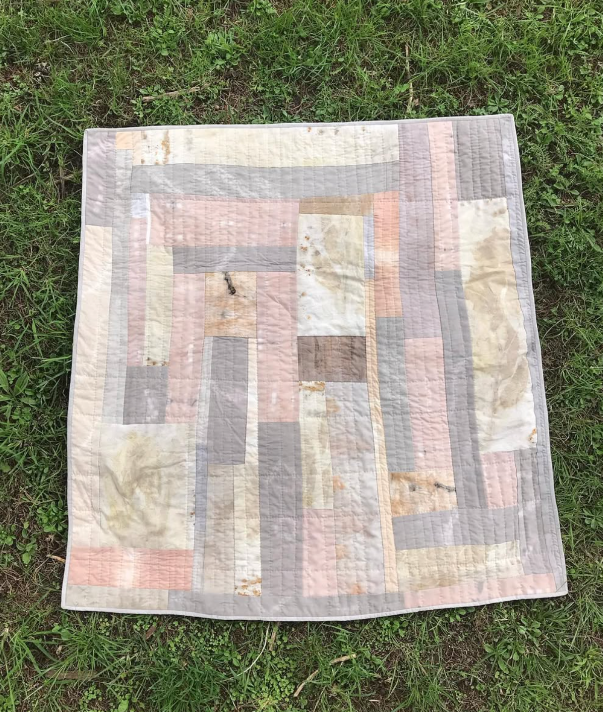 Patchworking With Naturally Dyed Fabric