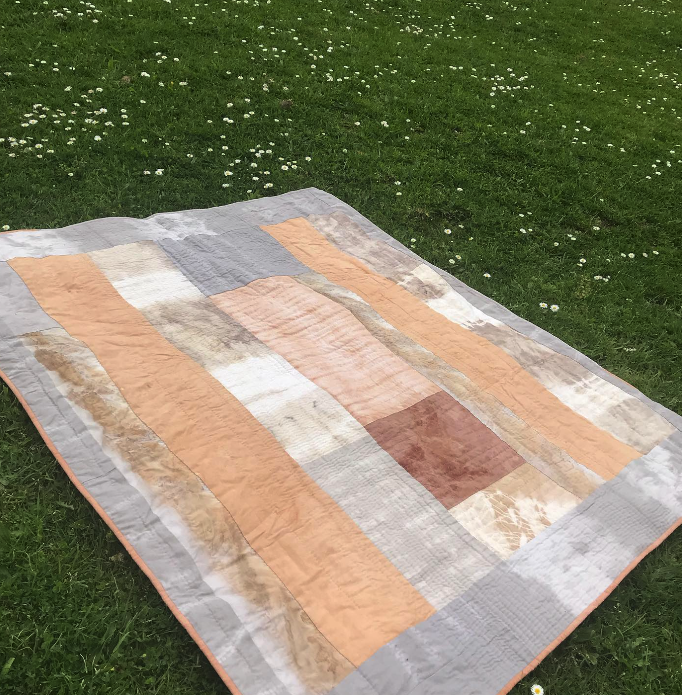 Patchworking With Naturally Dyed Fabric